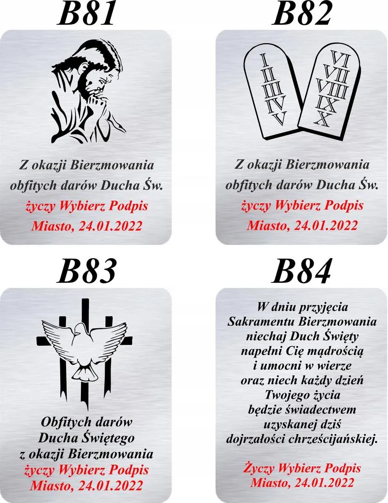 Ciasta i desery na bierzmowanie