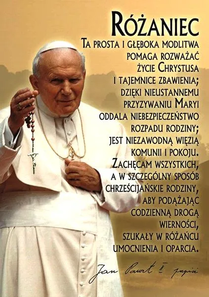 Duchowe wsparcie przez różaniec