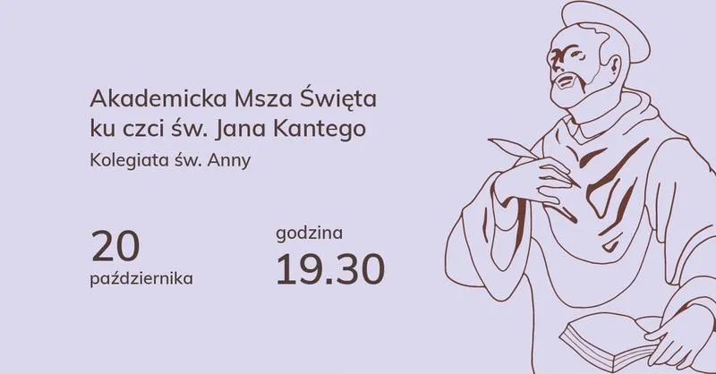Harmonogram mszy akademickiej