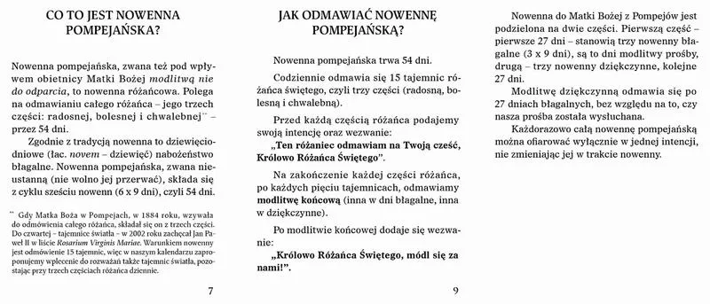 Modlitwa litania pompejańska