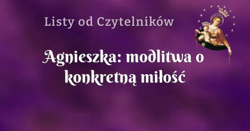 Modlitwa o chłopaka