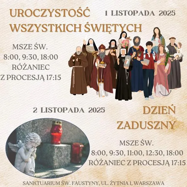 Msza 1 listopada