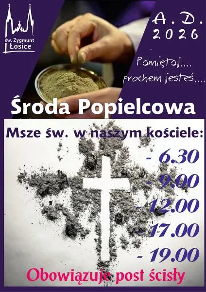 Msza w Środę Popielcową