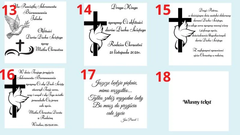 Najważniejsze informacje w podaniu do bierzmowania