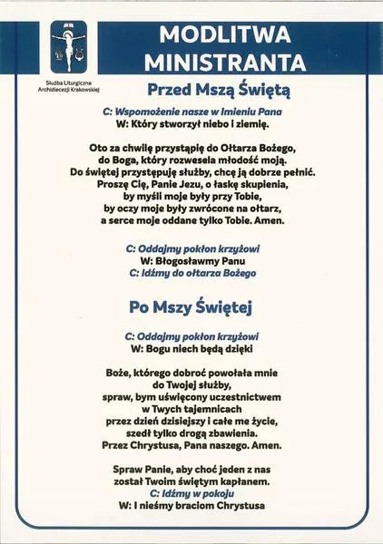 Przygotowanie do Eucharystii
