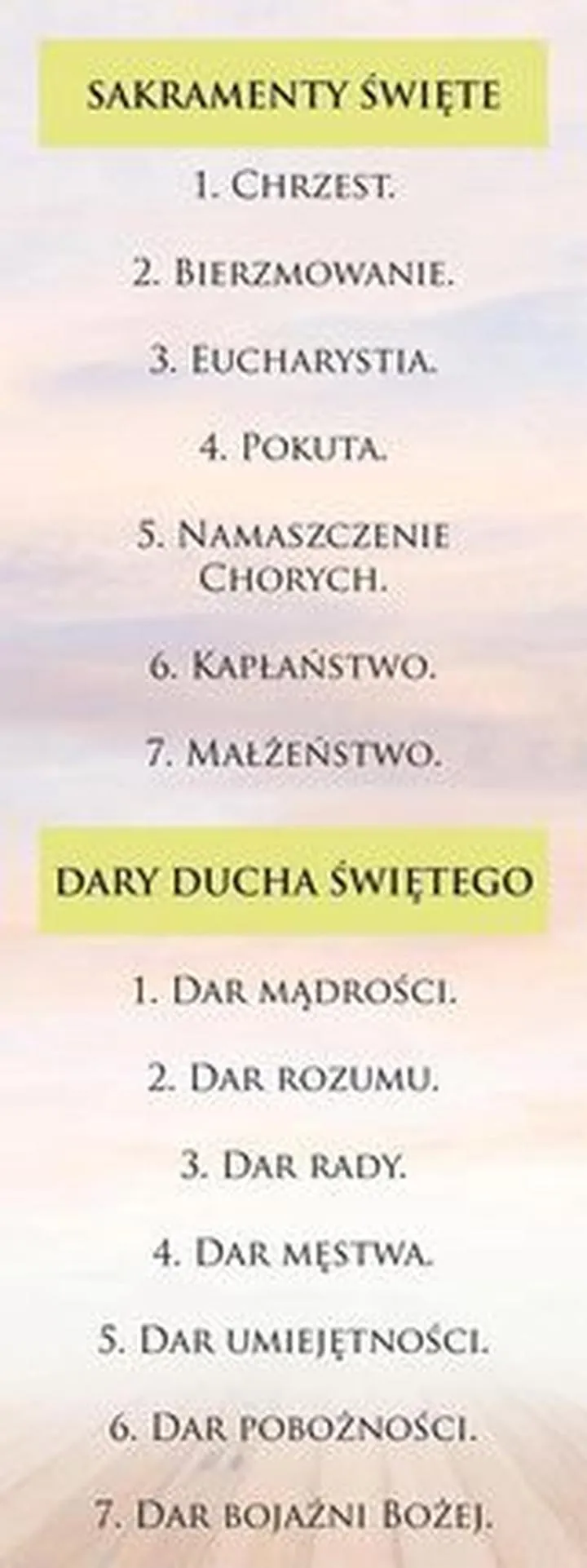 Sakramenty w Kościele katolickim