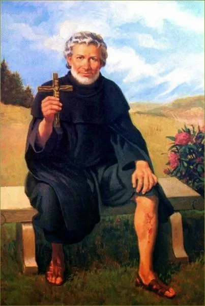 Święty Peregryn uzdrawia