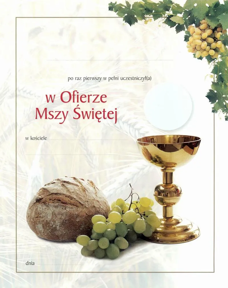 Symbolika darów mszy świętej