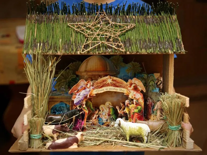 Szopki w kościele