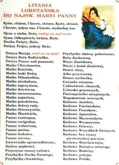 Znaczenie litanii loretańskiej